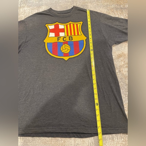 FCB Futbol Club Barcelona Crew Neck Short Sleeve T Shirt Adult Unisex Xl Soccer - Picture 6 of 7